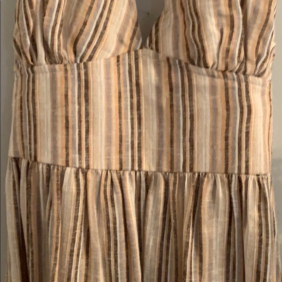 Linen blend Halter sundress NWT - Picture 4 of 9